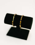 Sassy Assist Leopard Print Hoop Earrings