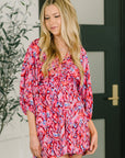 Seems Okay Abstract Print Romper