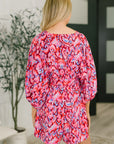 Seems Okay Abstract Print Romper