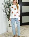PREORDER: Sequin Pumpkin Bow Pullover