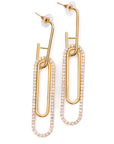 Sonia Link Earrings In Gold