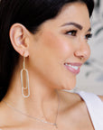 Sonia Link Earrings In Gold