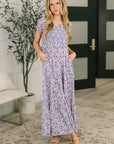 Sugar Talking Tiered Dress in Floral Print