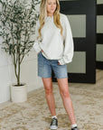 Sunday Snug Relaxed Pullover in Bone
