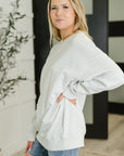 Sunday Snug Relaxed Pullover in Bone