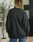 Sunday Snug Relaxed Pullover in Charcoal