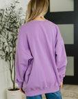 Sunday Snug Relaxed Pullover in Lavender