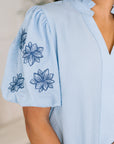 That Easy Notch Neck Blouse
