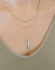The Signature Set Layered Necklace Set in Gold
