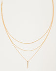 The Signature Set Layered Necklace Set in Gold
