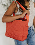 There She Goes Bag in Tomato