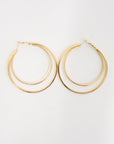 Two's a Party Double Hoop Earrings