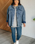 Unbothered Mineral Wash Top in Grey