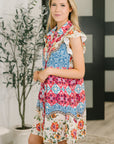 Wanted Whimsy Collared Printed Dress