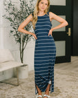 What a View Striped Sleeveless Maxi
