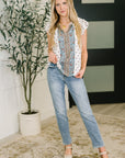 Willow Breeze Short Sleeve Blouse