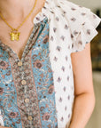 Willow Breeze Short Sleeve Blouse