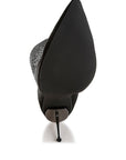 Podstar Rhinestones Embellished Foldover Boots