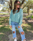 PREORDER: Best Selling Elliott Exposed Seam Sweatshirt in Five Colors