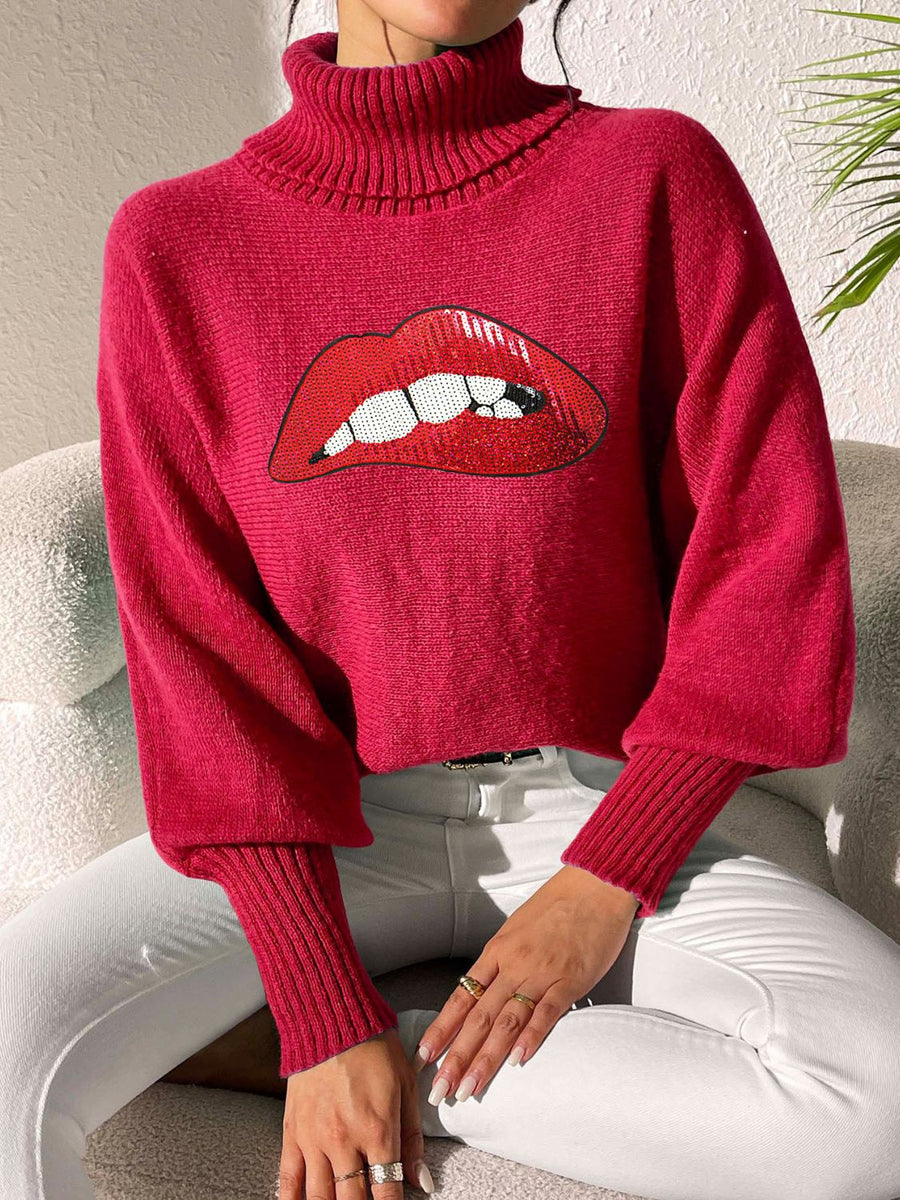 Hey Lover Lover Turtleneck Sweater