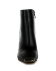 Orca Metallic Cap Toe Faux Leather Boots