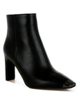 Orca Metallic Cap Toe Faux Leather Boots