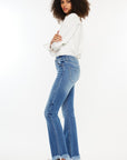 Kancan High Rise Frayed Hem Jeans