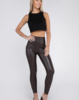 High Rise Faux Leather Leggings