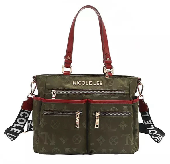 Nicole Lee USA Multi-Compartment Convertible Tote Bag