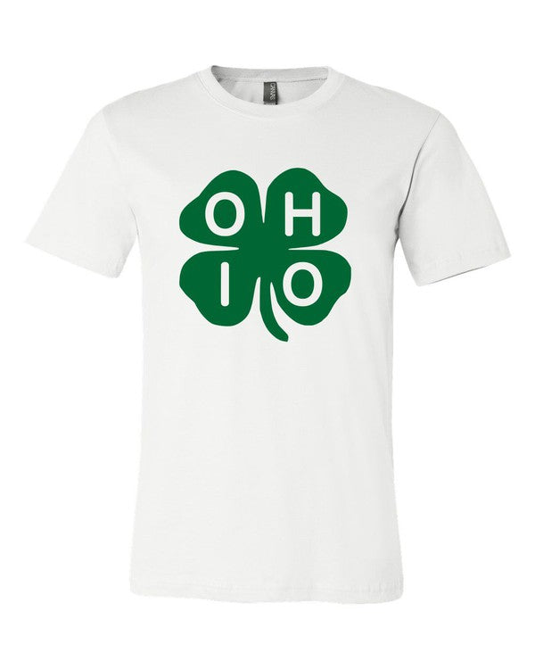 Ohio Shamrock Boutique Tee- Plus