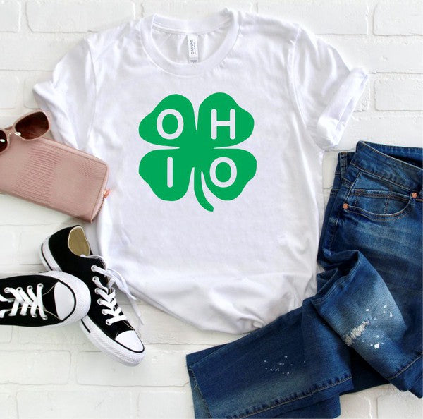 Ohio Shamrock Boutique Tee