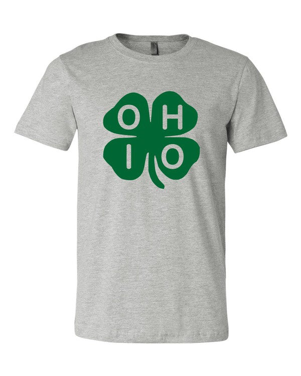 Ohio Shamrock Boutique Tee- Plus