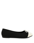 Rosario Two Tone Ballerinas