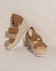 OASIS SOCIETY Slyvie - Double Strap Wedge Heel