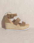 OASIS SOCIETY Slyvie - Double Strap Wedge Heel