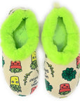 What Up Succa - Women's Fluffy Sherpa Slippers