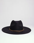 CHAIN BELT FEDORA HAT