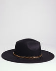 CHAIN BELT FEDORA HAT