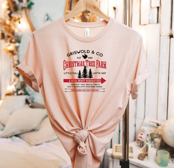 Christmas Tree Farm Griswold and Co Boutique Tee