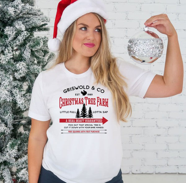 Christmas Tree Farm Griswold and Co Boutique Tee