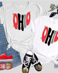 Ohio Stars Buckeye Colors Softstyle Tee- Plus