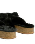 FUZZ BOW FUR FLATS