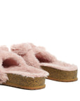 FUZZ BOW FUR FLATS