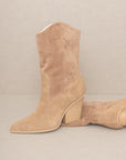 OASIS SOCIETY Marseille - Loose Fit Western Boots