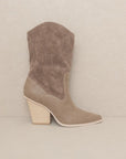 OASIS SOCIETY Marseille - Loose Fit Western Boots