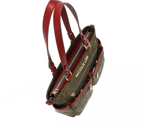 Nicole Lee USA Multi-Compartment Convertible Tote Bag