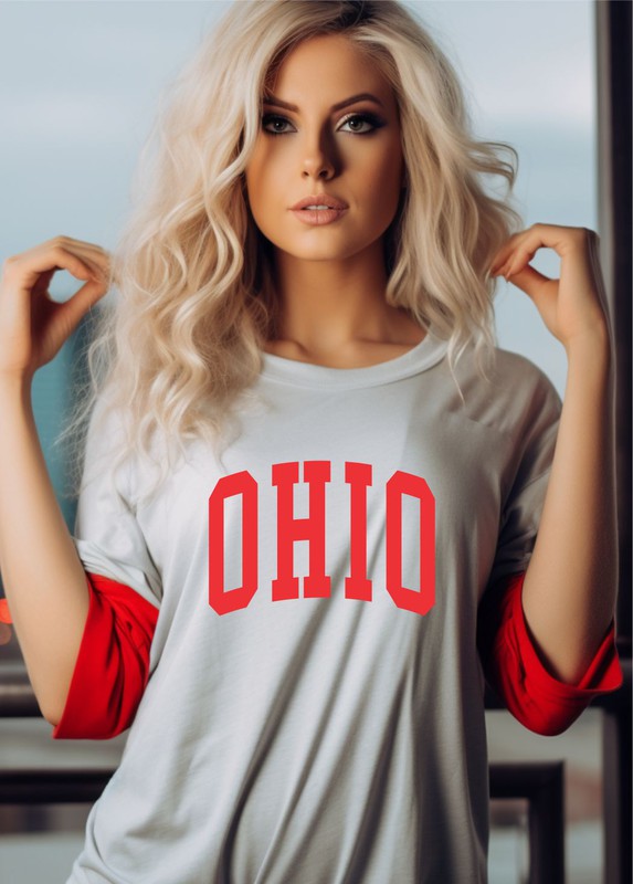 Ohio Red Varsity BC Short Sleeve Tee- Plus