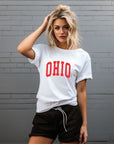 Ohio Red Varsity BC Short Sleeve Tee- Plus