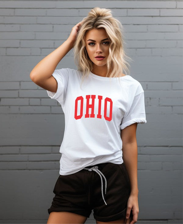 Ohio Red Varsity BC Short Sleeve Tee- Plus