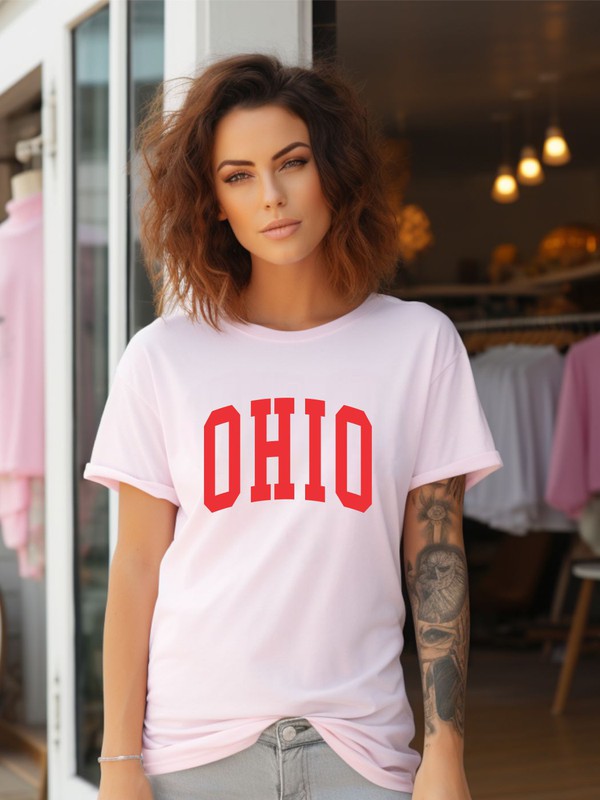 Ohio Red Varsity BC Short Sleeve Tee- Plus